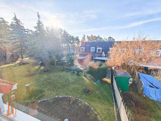 Blick aus dem Arbeitszimmer