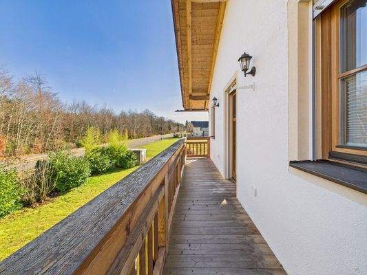 Balkon vor dem Masterbereich