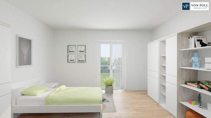 Ansicht Schlafzimmer