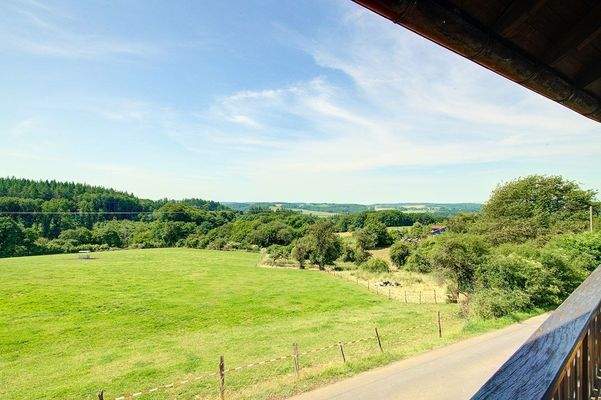 Aussicht vom Balkon Erdgeschoss