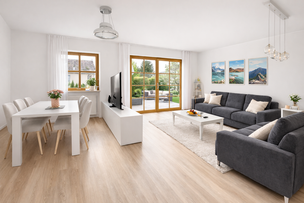 Wohn- & Esszimmer (KI generiert)