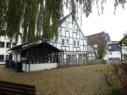 Rückansicht Einfamilienwohnhaus