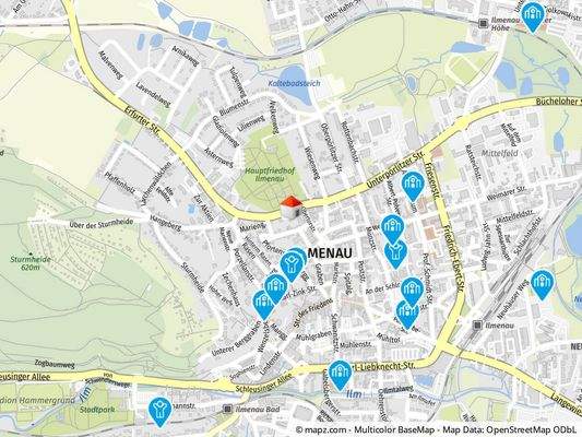 Geolyzer Kartenausschnitt