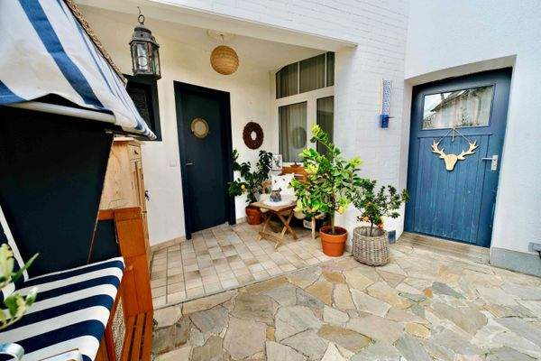 Hinterer Zugang zum Haus