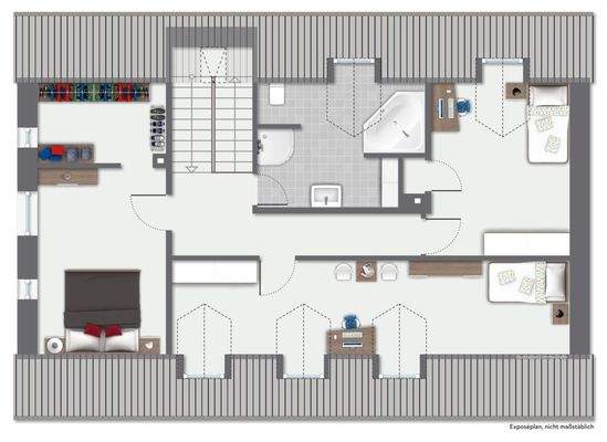 Grundriss DG - nicht maßstabsgerecht