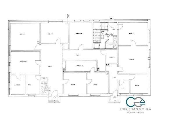 Grundriss Bürogebäude 