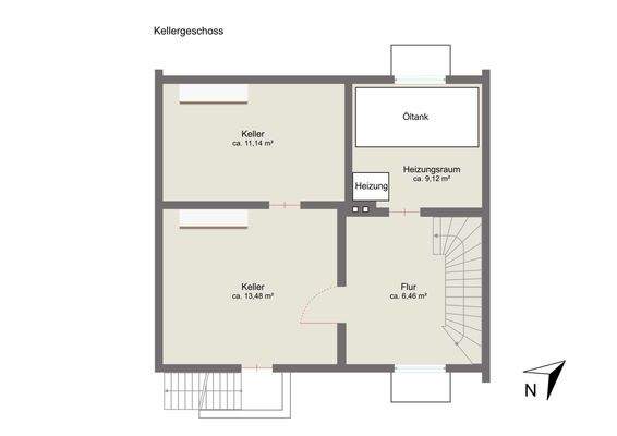 Grundriss Keller