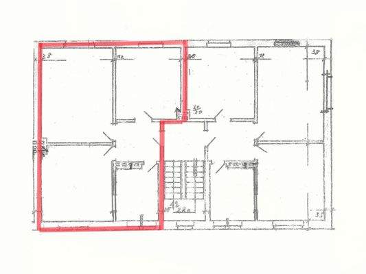 Exposégrundriss (nicht maßstäblich)