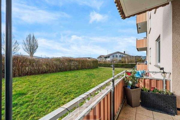 Überdachter Süd-Balkon 