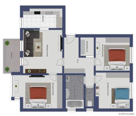 Guter Schnitt und viel Platz für die Familie