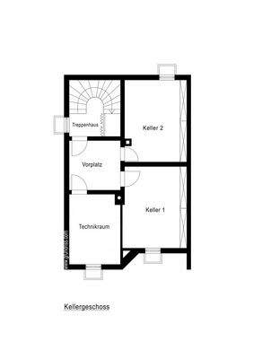 Grundriss Kellergeschoß