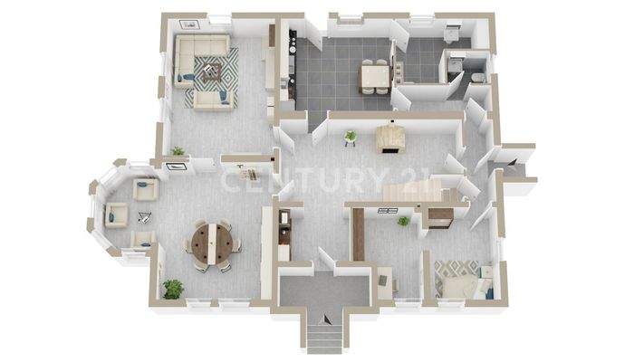 3D Visualisierung Erdgeschoss