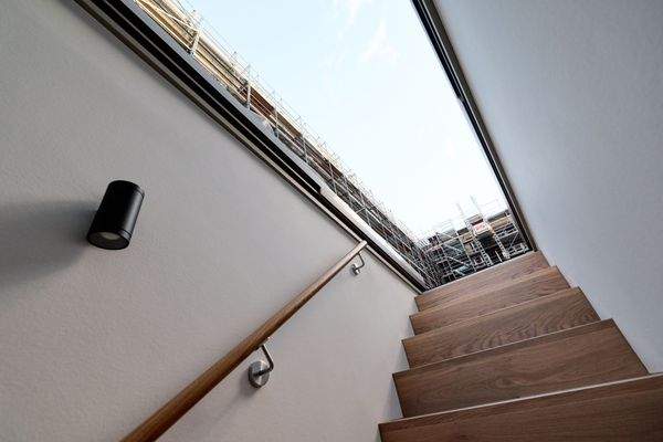 Aufgang zur Dachterrasse 