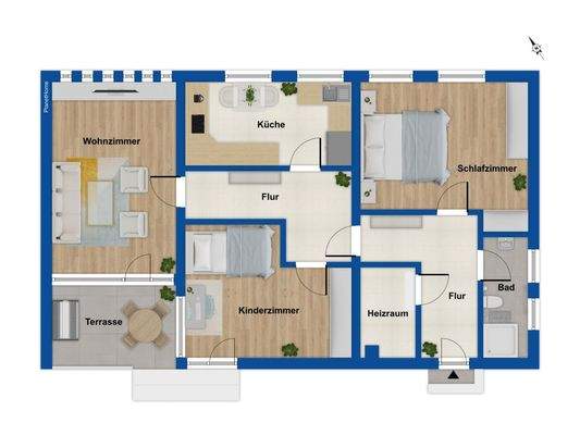 Grundriss Erdgeschoss