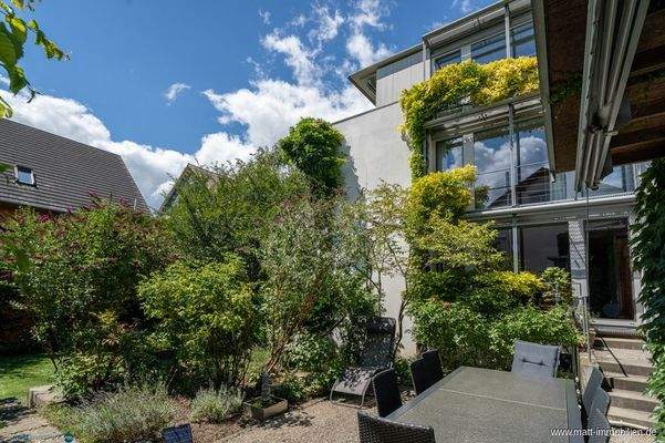 Garten und Essbereich