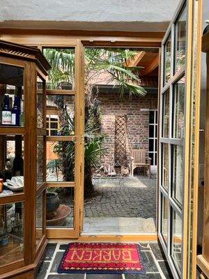 Blick aus dem Büro mit Ambiente