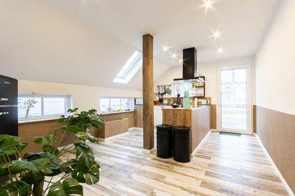 Die lichtdurchflutete Küche