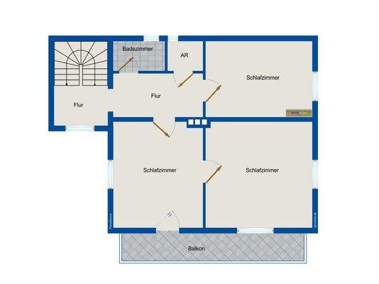 Grundriss Obergeschoss