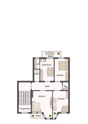 Grundriss 1. Obergeschoss