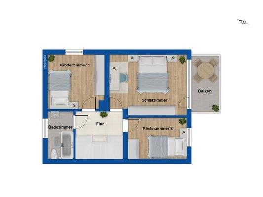 Grundriss Obergeschoss