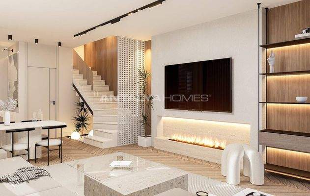 5-Bedroom Houses with Private Pool in Muratpaşa Antalya