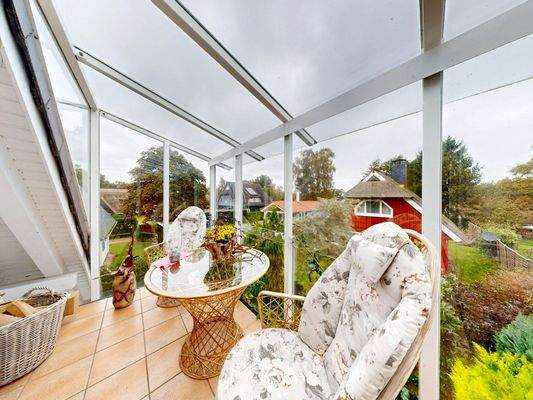 Wintergarten Wohnung 3 im Dachgeschoss