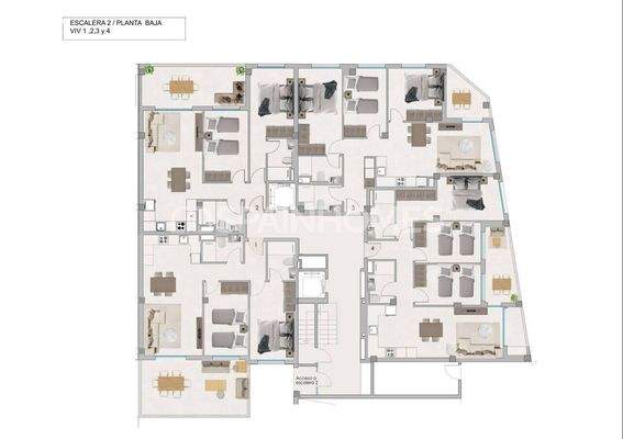 2 and 3-Bedroom Real Estate in a Complex in Santa Pola Alicante