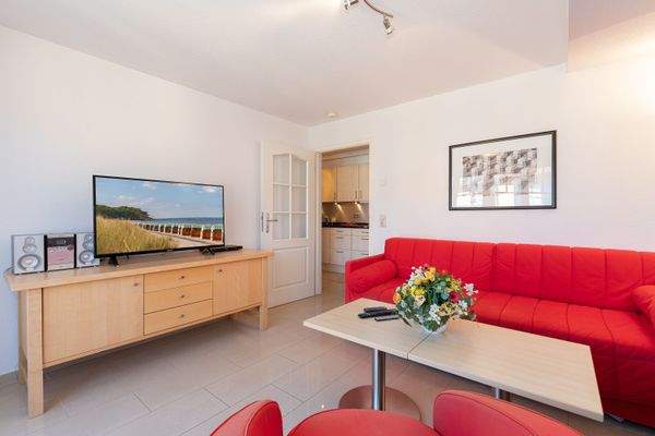 Die stilvolle Einrichtung des Wohnzimmers 