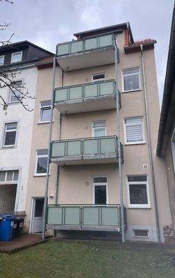 Gartenansicht Balkone