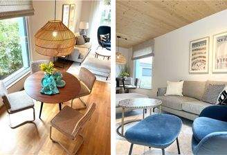 Esszimmer und Wohnzimmer