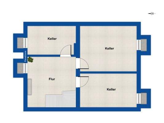 Grundriss Kellergeschoss