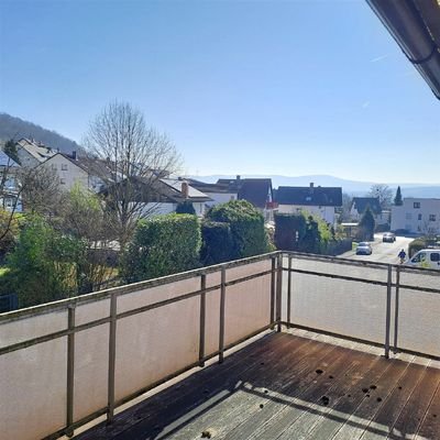 Ausblick Balkon Erdgeschoss