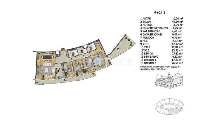 Apartments in a Brand Project in Başakşehir İstanbul