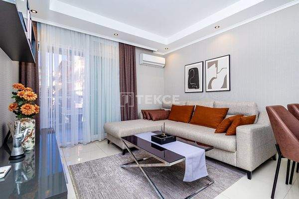 Turnkey Apartment in a Complex Close to the Sea in Alanya Antalya