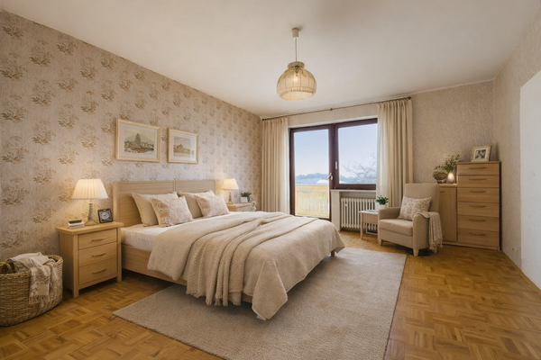 Schlafzimmer 1 im EG - KI generiert