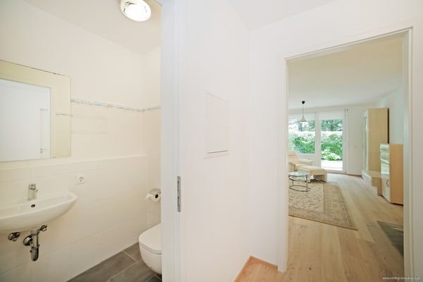 Blick ins Gäste-WC