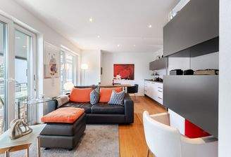 heller Wohn- Koch- Essbeereich