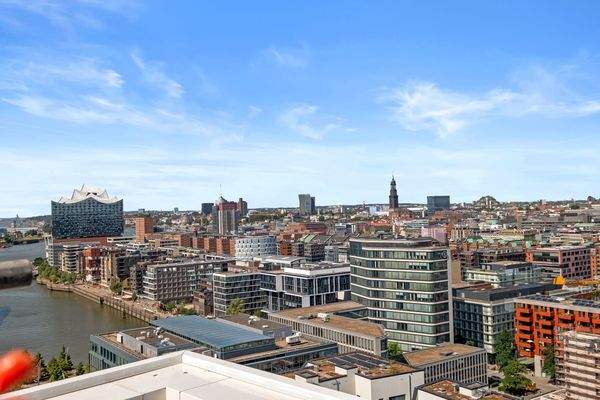 Unverbaubare Weitblick von der Dachterrasse