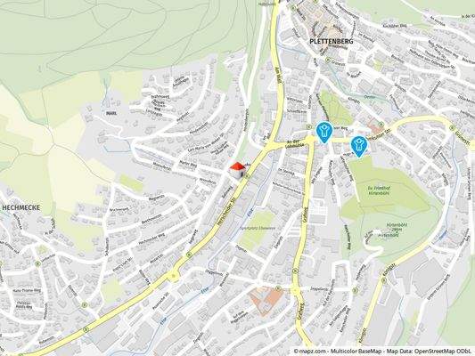 Geolyzer Kartenausschnitt