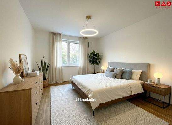 Schlafzimmer KI-generiert