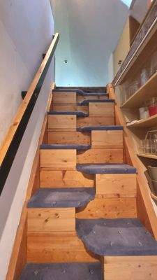 Aufgang Studio Spitzboden