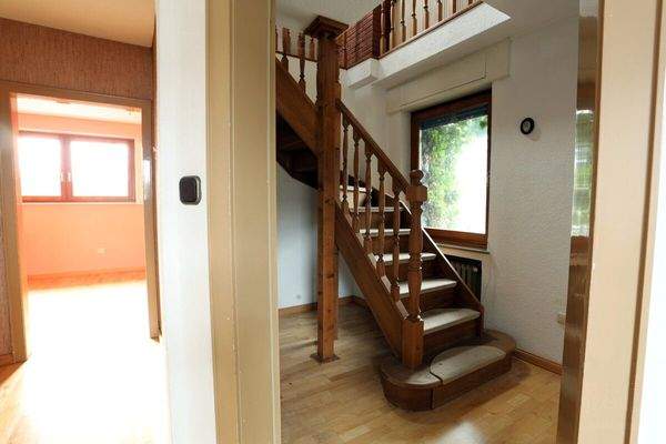 Treppenaufgang zum Spitzboden