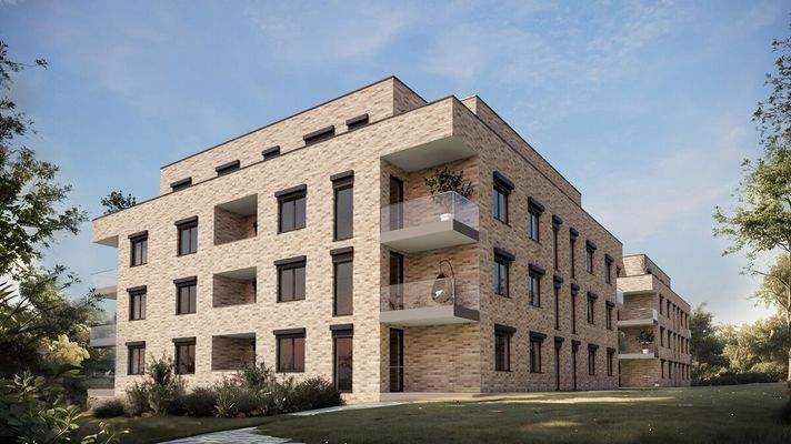 Seitenansicht Wohnanlage