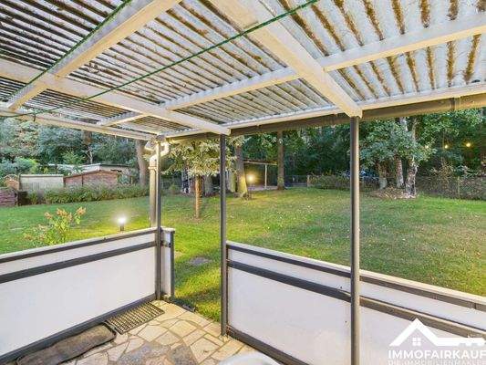 Überdachte Terrasse