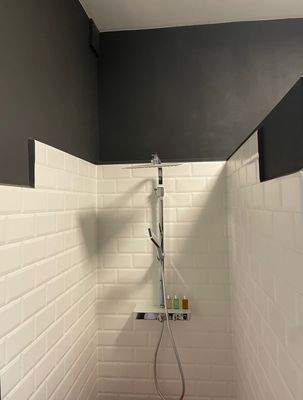 Dusche im Obergeschoss