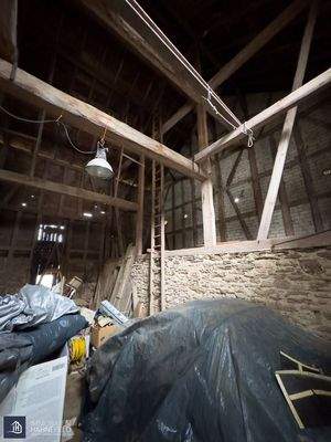 Einblick in die Scheune