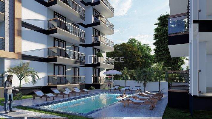 Chic Apartments in a Complex with Swimming Pool in Fethiye