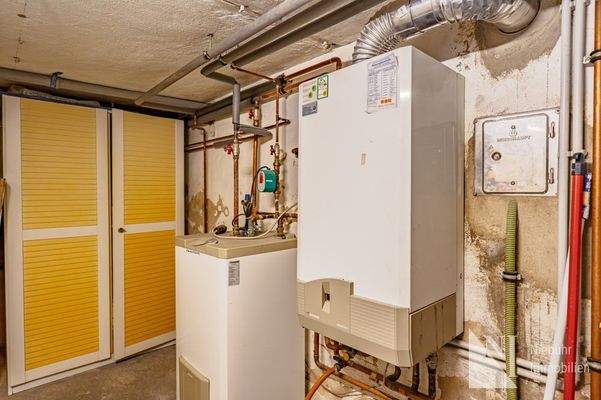 Heizungsanlage im Kellerraum