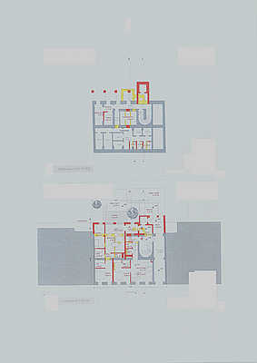 Grundriss Keller und Erdgeschoss Lebnergasse