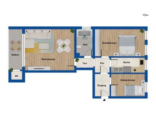 Grundriss Dachgeschoss